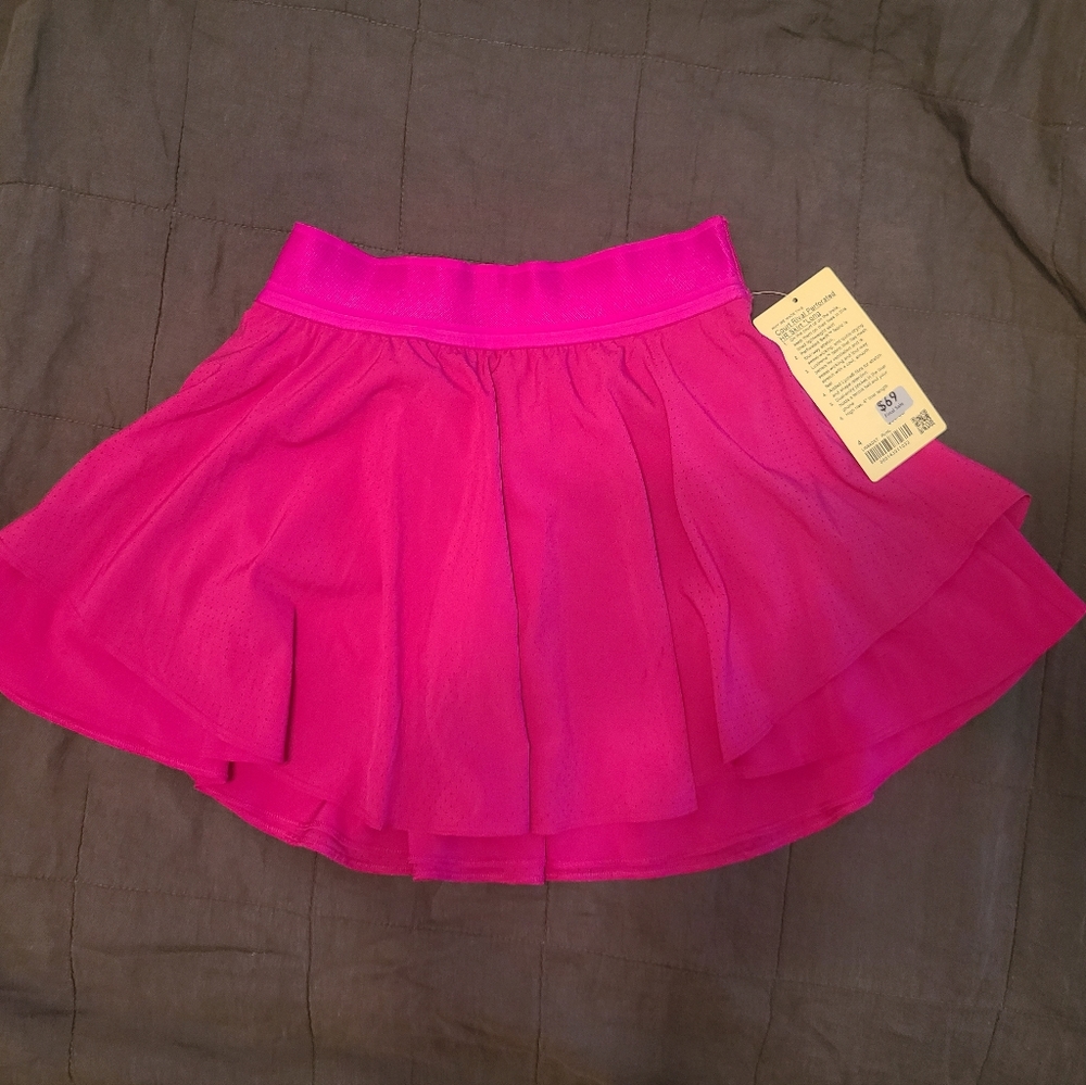 Lululemon Court Rival Tennis Skirt Long Purple Highlight
